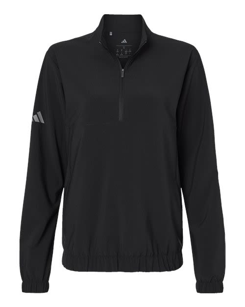 Adidas Women's Stretch Woven Half-Zip Pullover