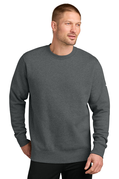Nike Club Fleece Sleeve Swoosh Crew