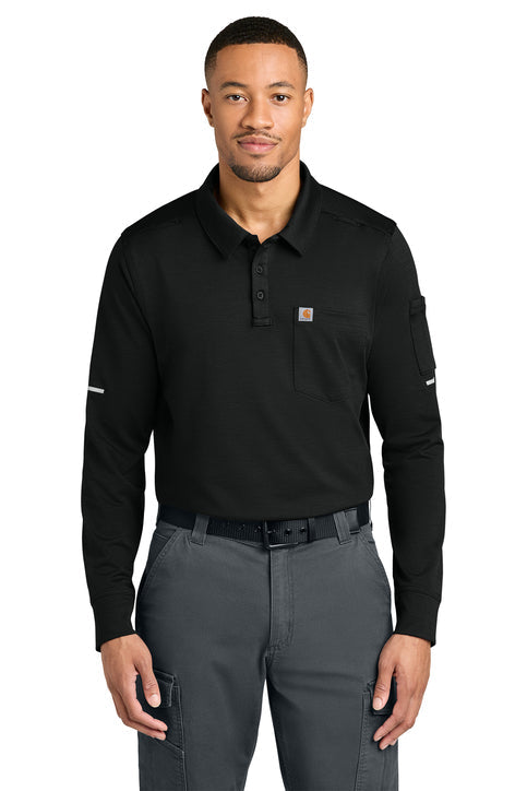 Carhartt FLD & RSCU Long Sleeve Polo