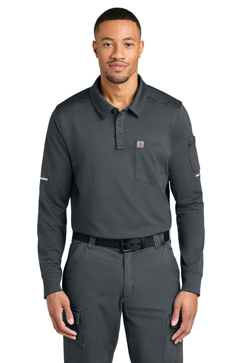 Carhartt FLD & RSCU Long Sleeve Polo