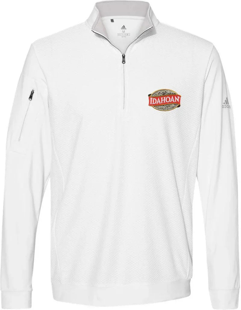Adidas Textured Quarter-Zip Pullover