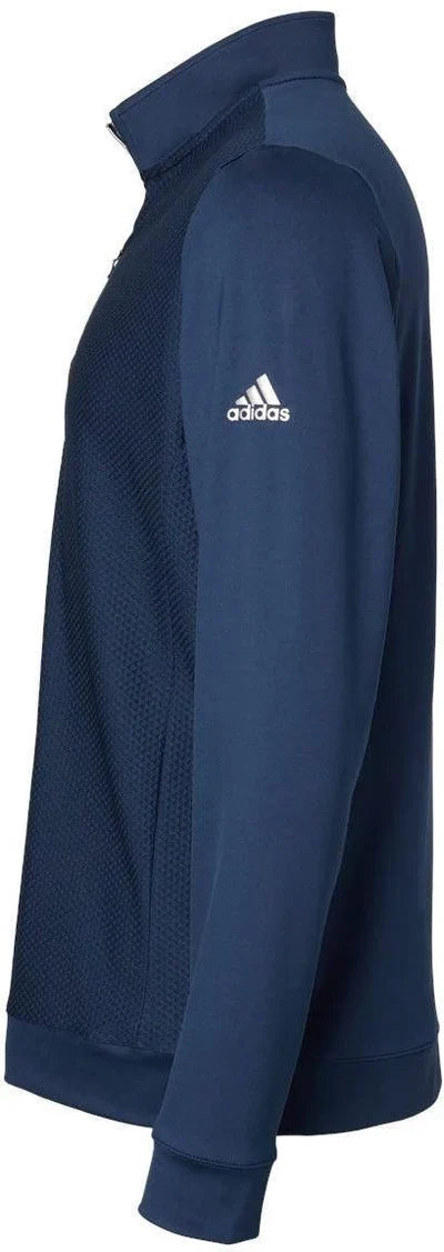 Adidas Textured Quarter-Zip Pullover