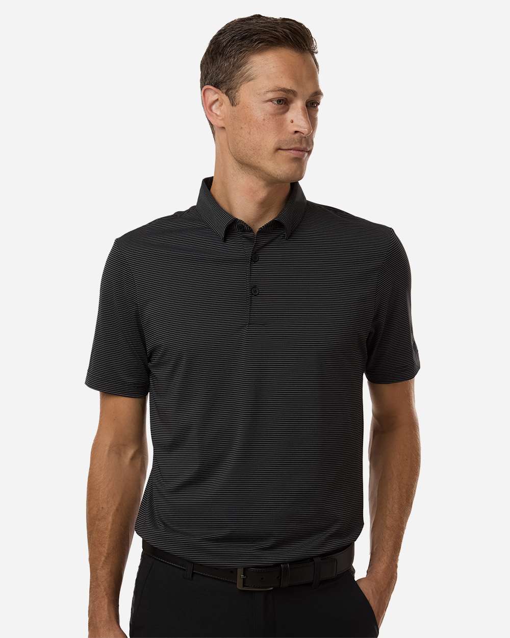 Adidas Ultimate365 Pencil Stripe Climacool Polo