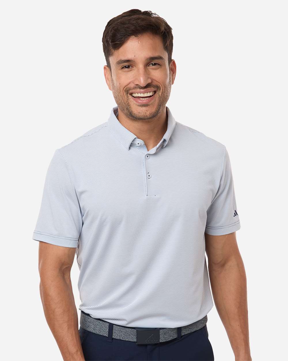 Adidas Ultimate365 Pencil Stripe Climacool Polo