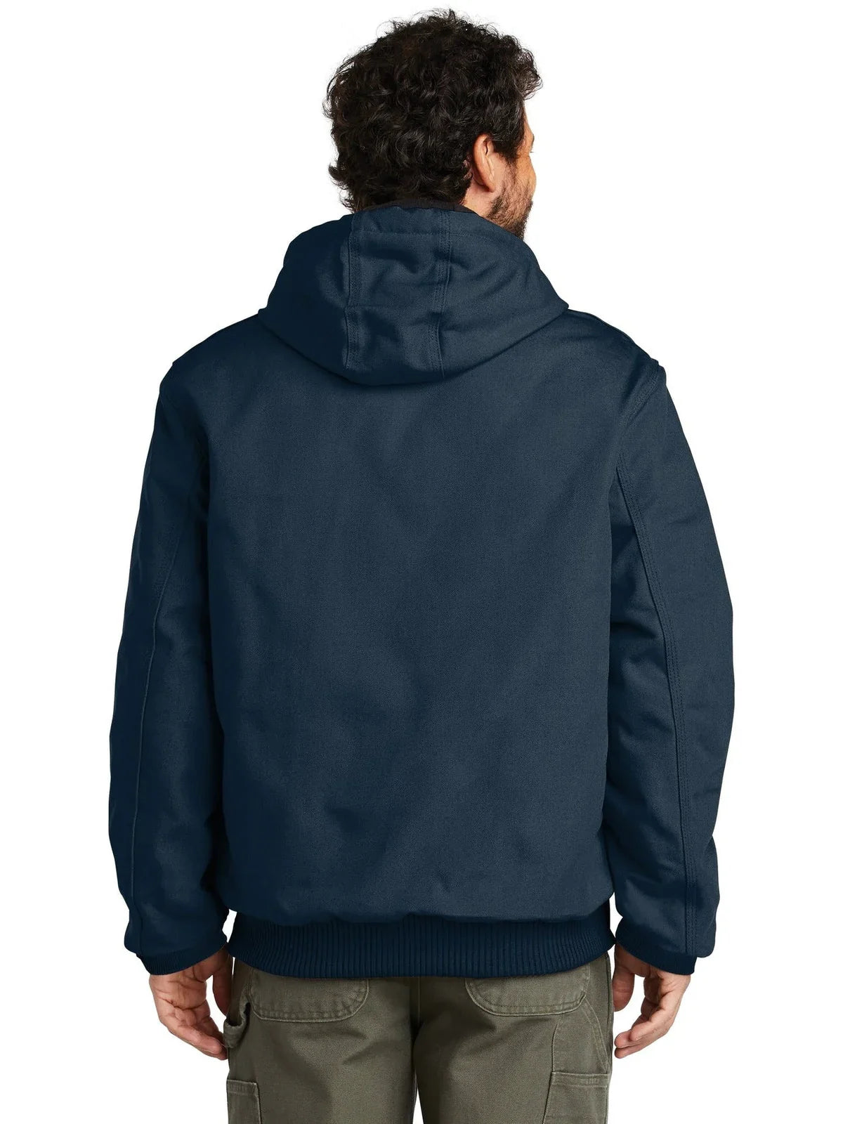 Carhartt Tall Quilted-Flannel-Lined Duck Active Jacket