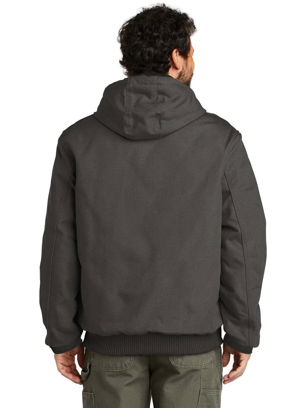 Carhartt Tall Quilted-Flannel-Lined Duck Active Jacket