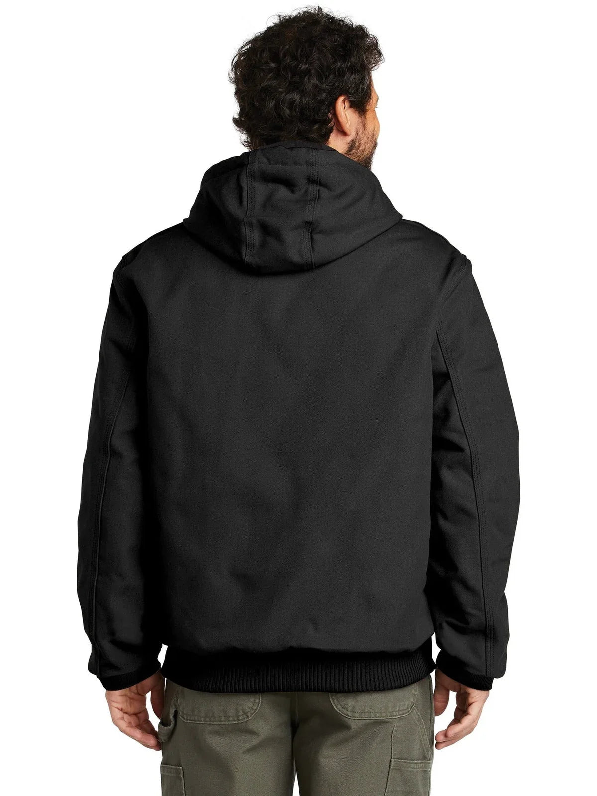 Carhartt Quilted-Flannel-Lined Duck Active Jacket