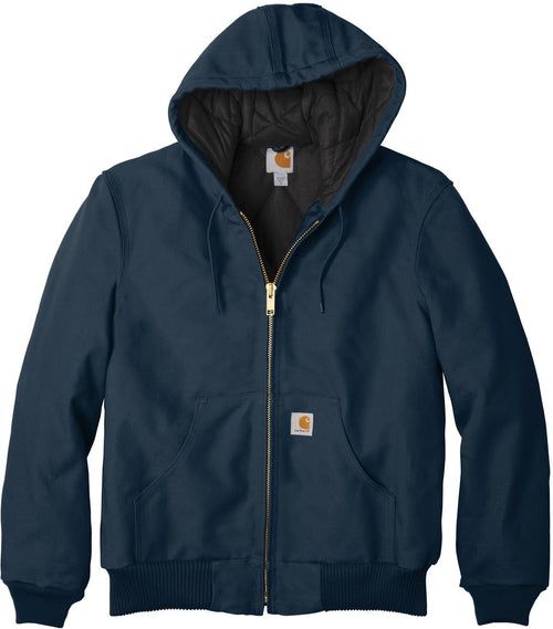 Carhartt Tall Quilted-Flannel-Lined Duck Active Jacket
