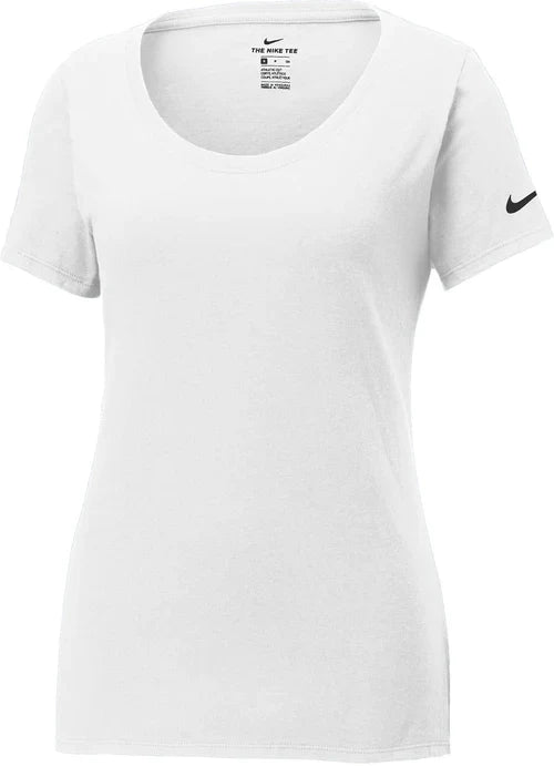 Nike Ladies Dri-FIT Cotton/Poly Scoop Neck Tee
