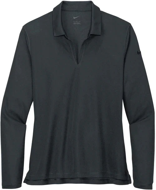 Nike Ladies Dri-FIT Micro Pique 2.0 Long Sleeve Polo