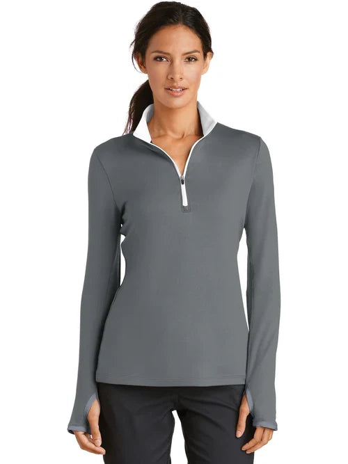 Nike Ladies Dri-FIT Stretch 1/2-Zip Cover-Up