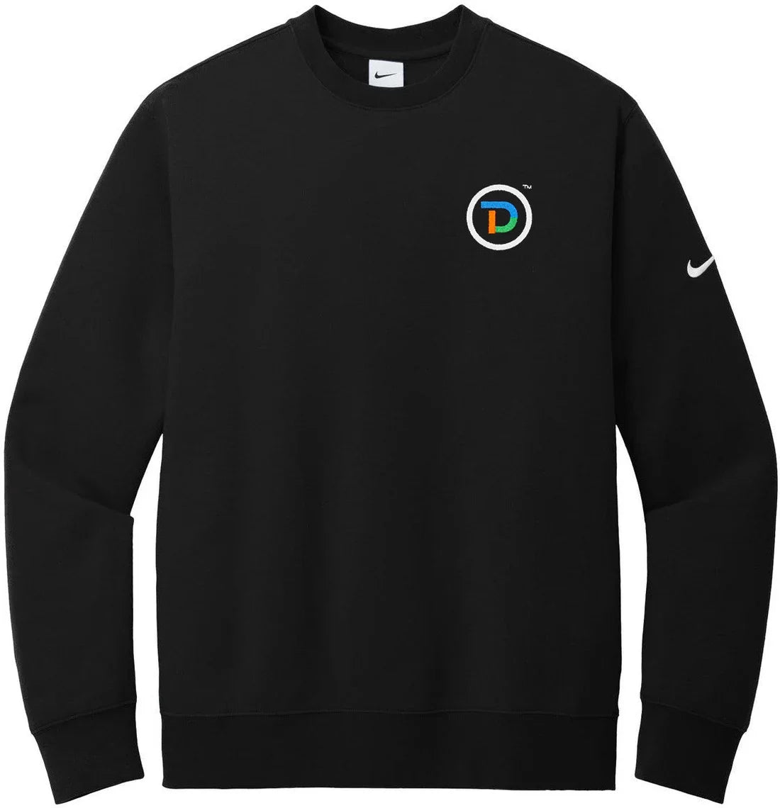 Nike Club Fleece Sleeve Swoosh Crew