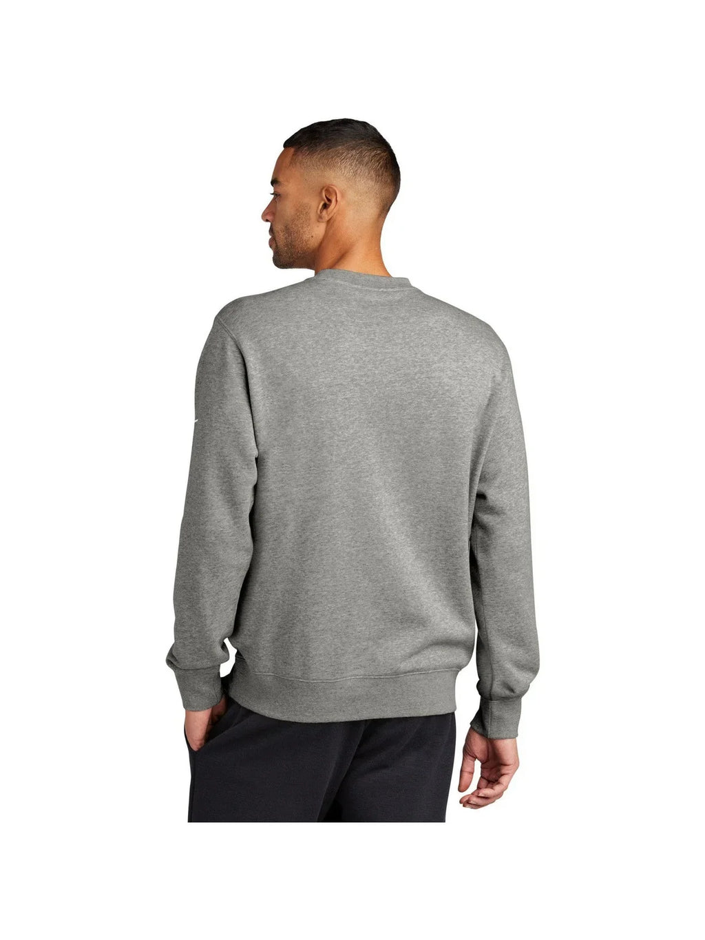 Nike Club Fleece Sleeve Swoosh Crew