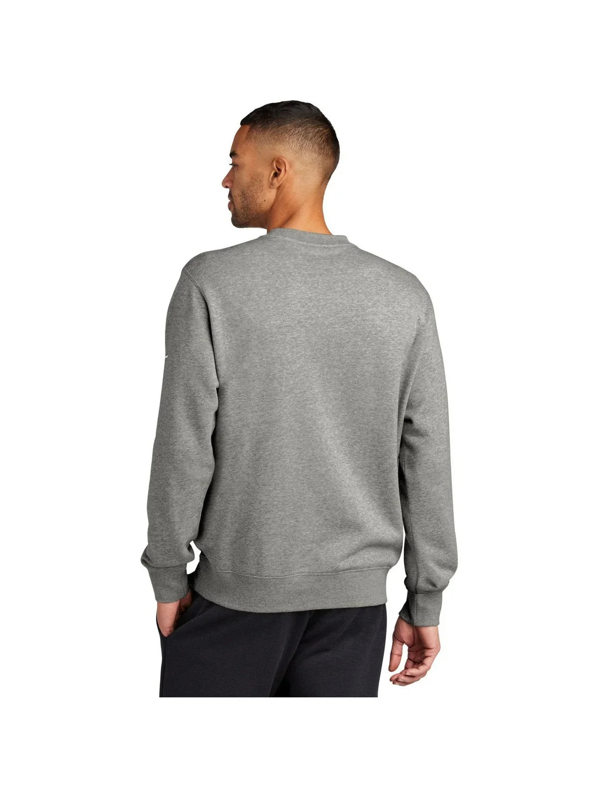 Nike Club Fleece Sleeve Swoosh Crew