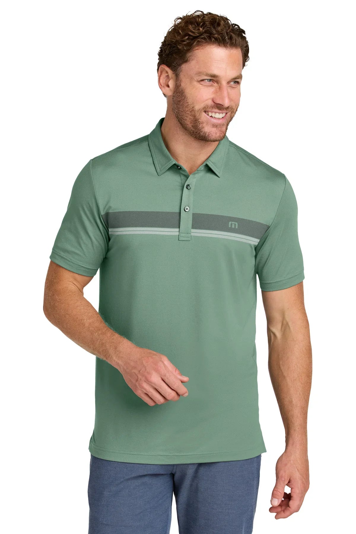 TravisMathew Glenview Stripe Polo