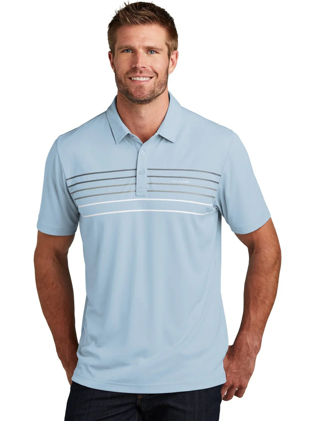 TravisMathew Coto Performance Chest Stripe Polo