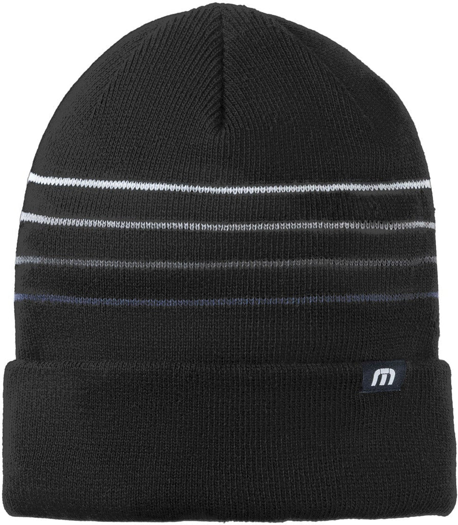 TravisMathew Striped Cuffed Beanie